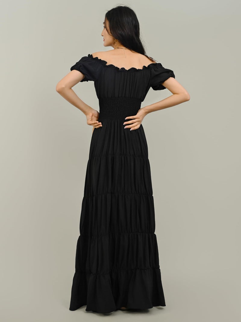 Zhitunemi Renaissance Costume Women Dress: Halloween Costumes Woman 2025 Renaissance Dresses - Halloween Party Theme Events Black L - Image 4